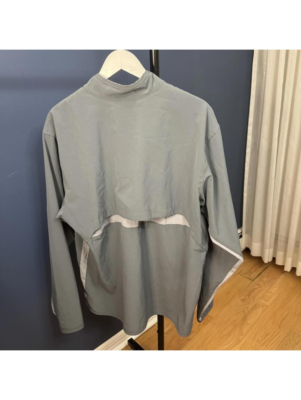 Nike Grey Logo Windbreaker, Mens XL - Picture 2 of 7